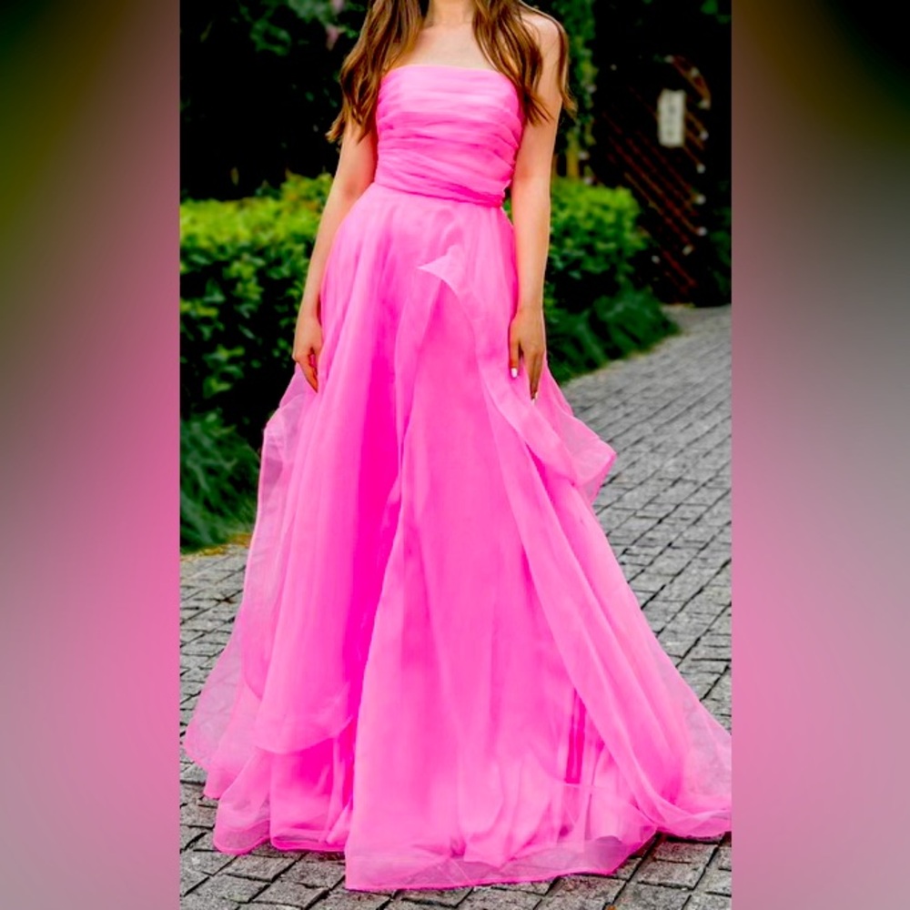 NWOT raspberry pink gown